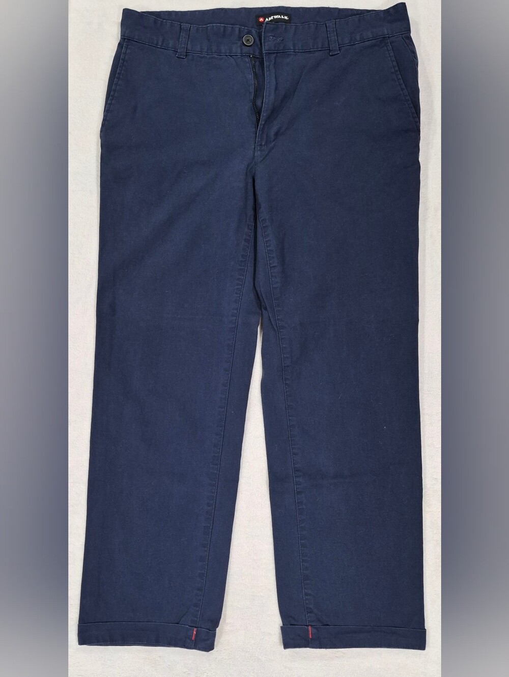 Airwalk Men’s Navy Chino Pants Size 36 | Skater Casual Straight Leg Trousers